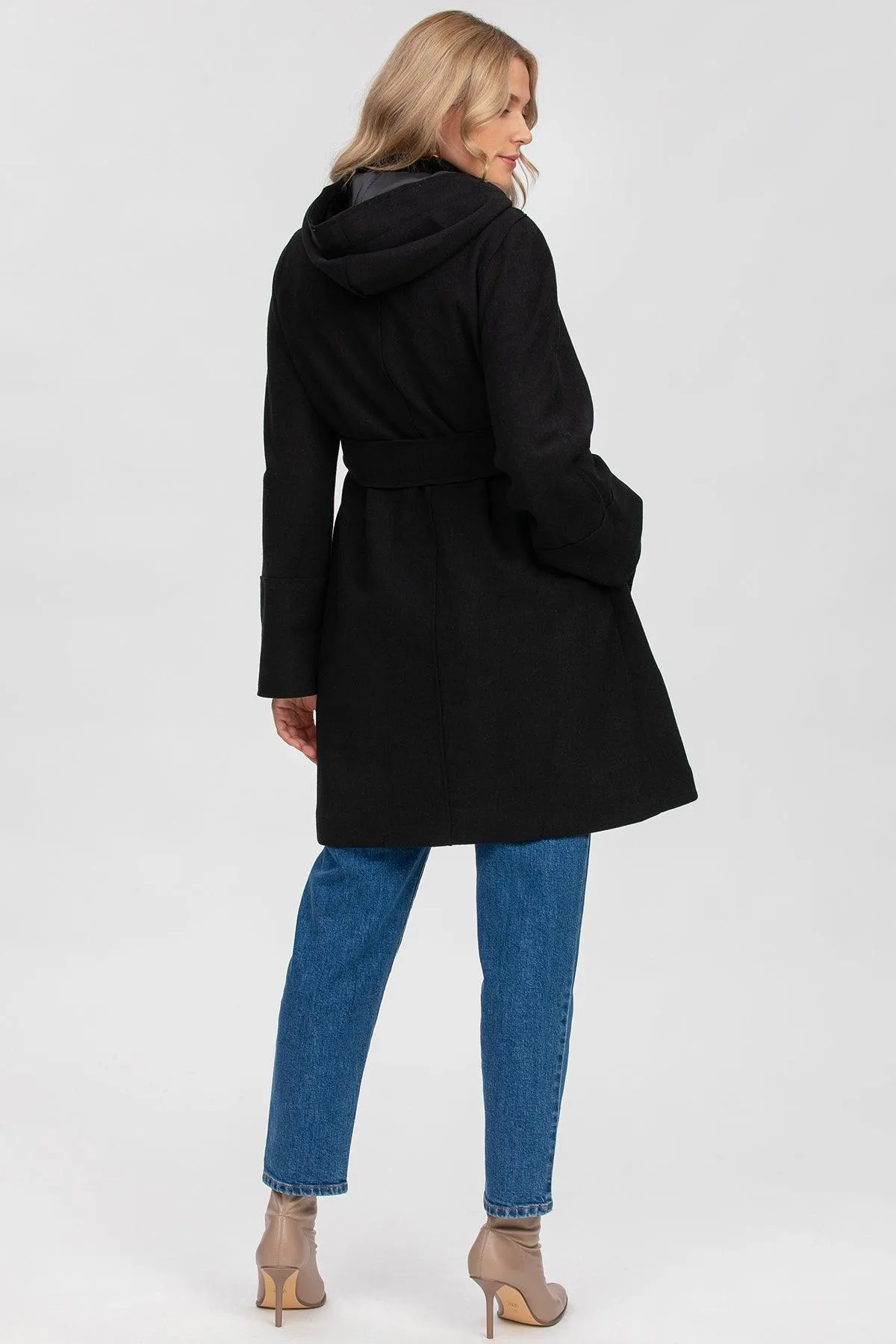 DIVINA | Cappotto Premaman Nero