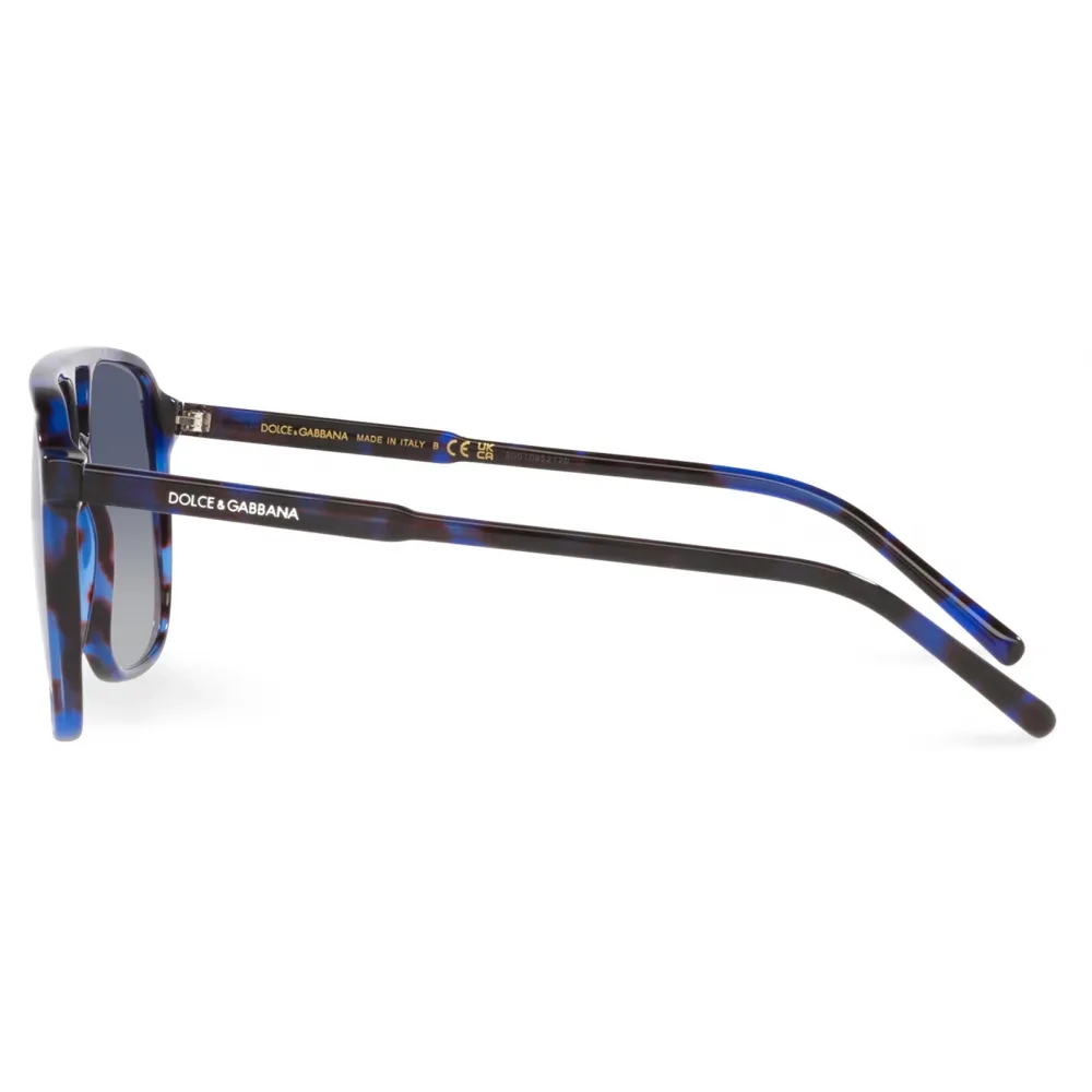Dolce & Gabbana - Occhiale da Sole Thin Profile - Avana Blu - Dolce & Gabbana Eyewear