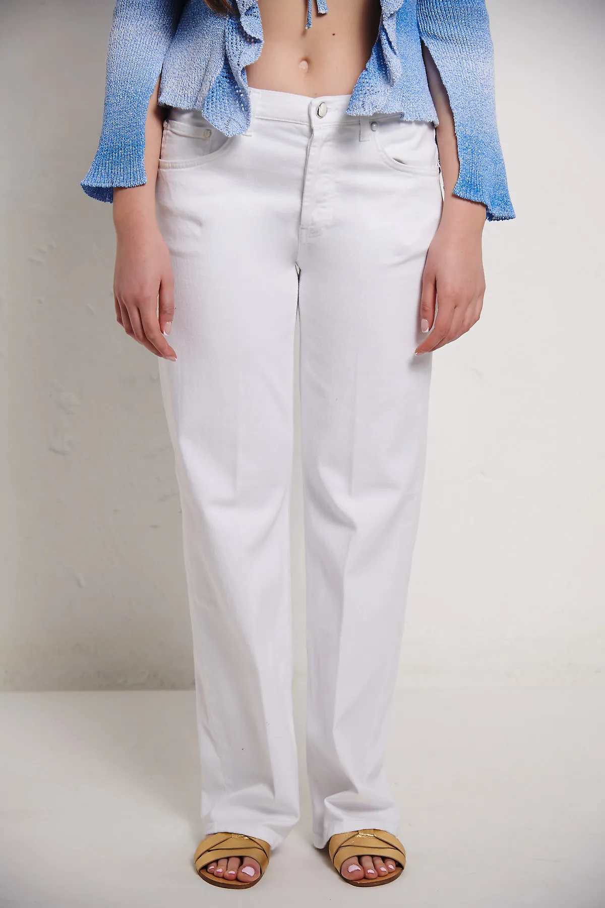 Dondup Jeans bianco JACKLYN BOT GIOIE