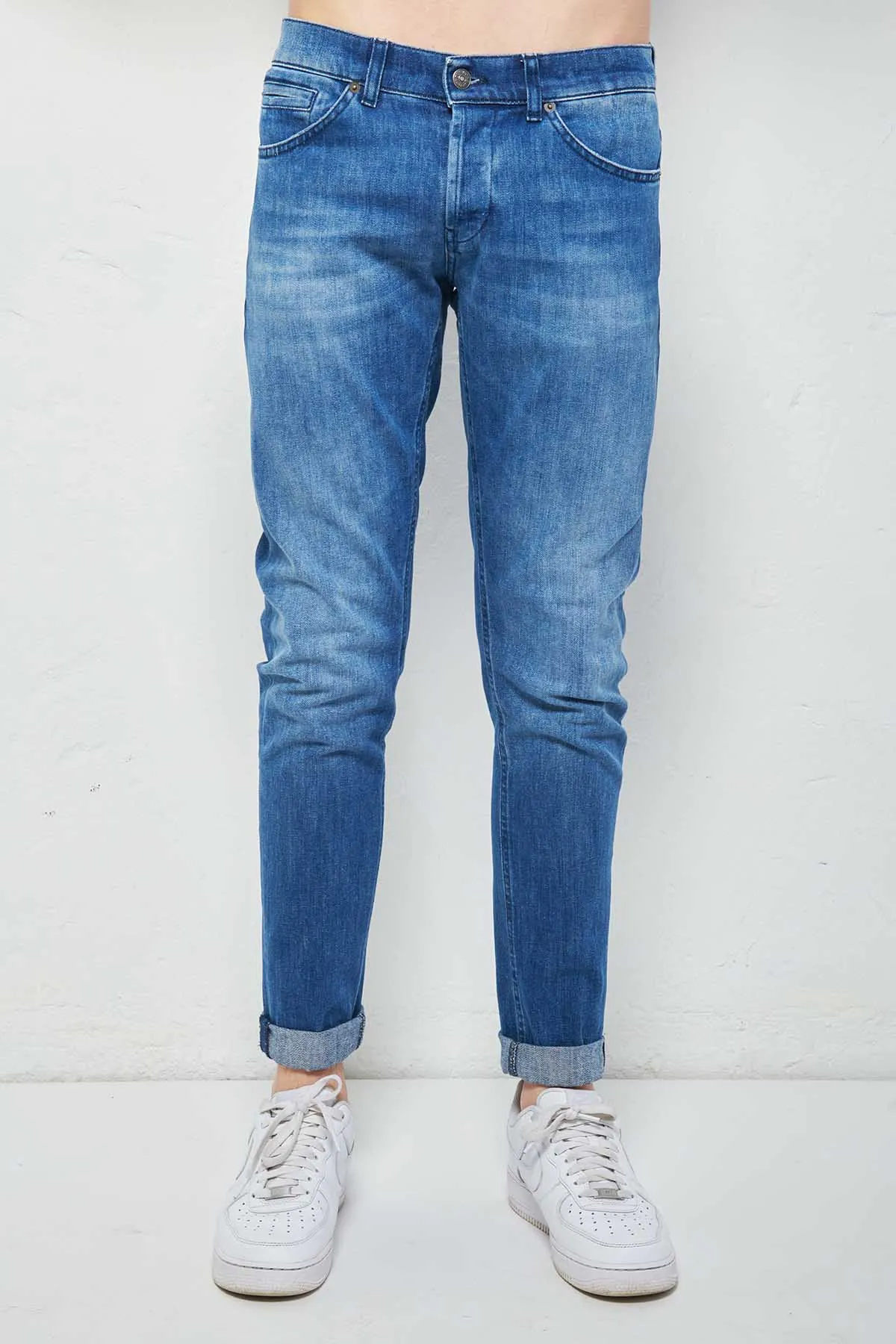 DONDUP Jeans con cuciture blu, GEORGE