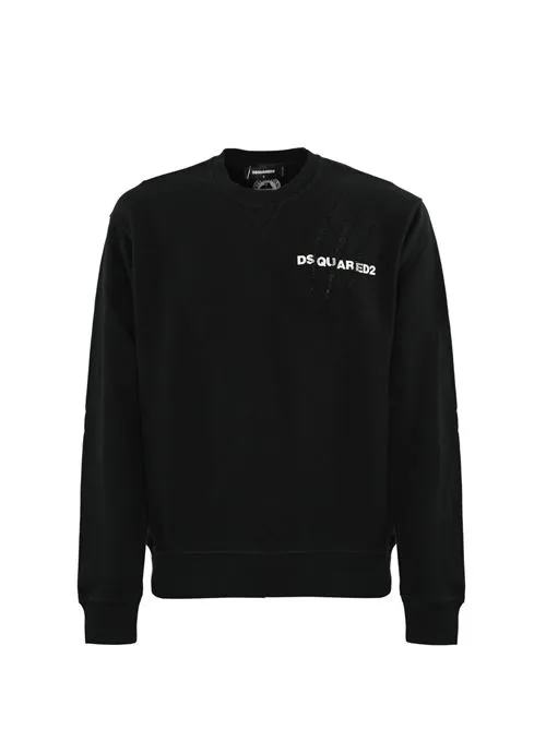 DSQUARED2     Felpa Scratch con stampa logo