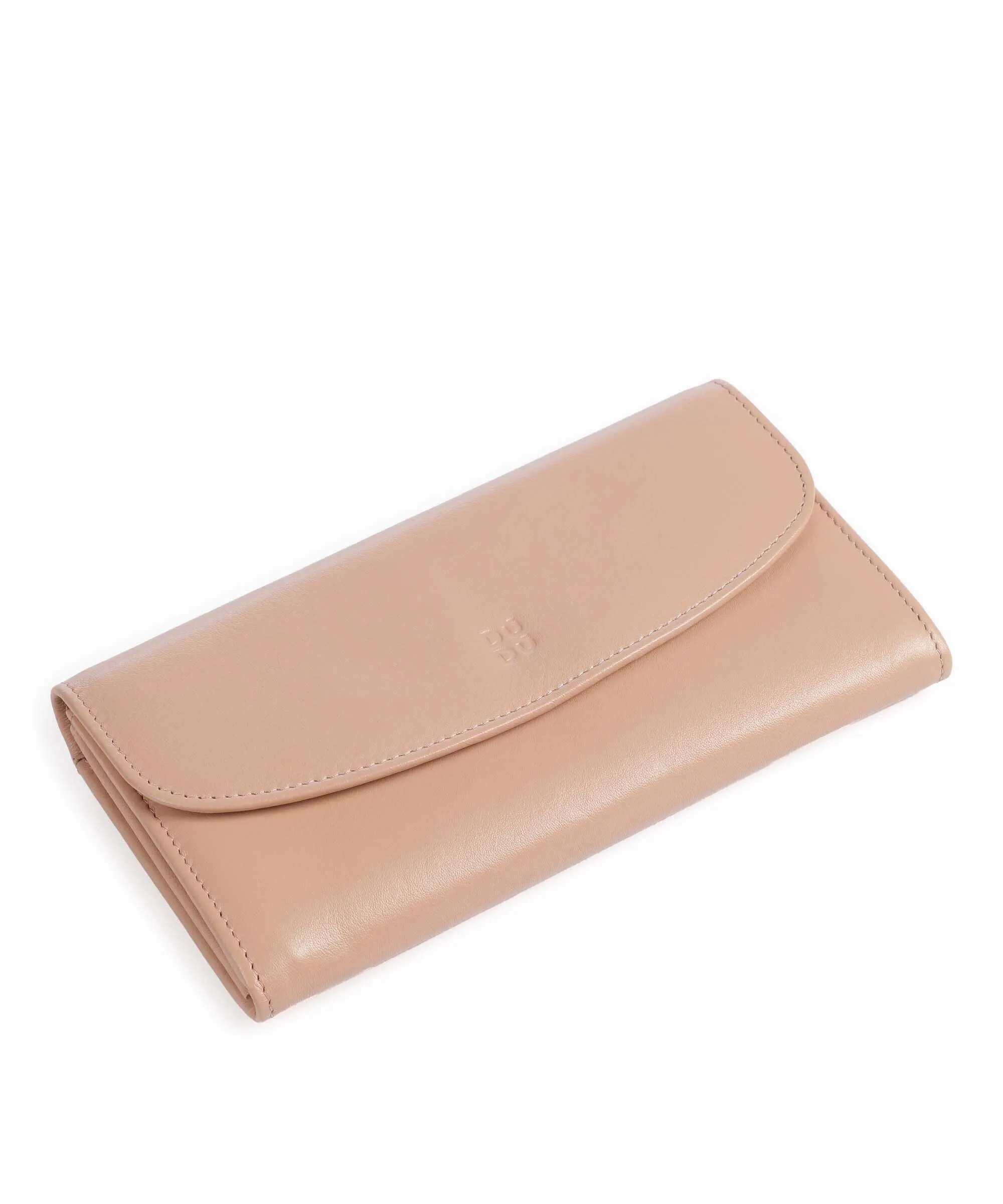  DuDu Bags Gandia RFID Portafoglio pelle di vitello finemente grana nude  