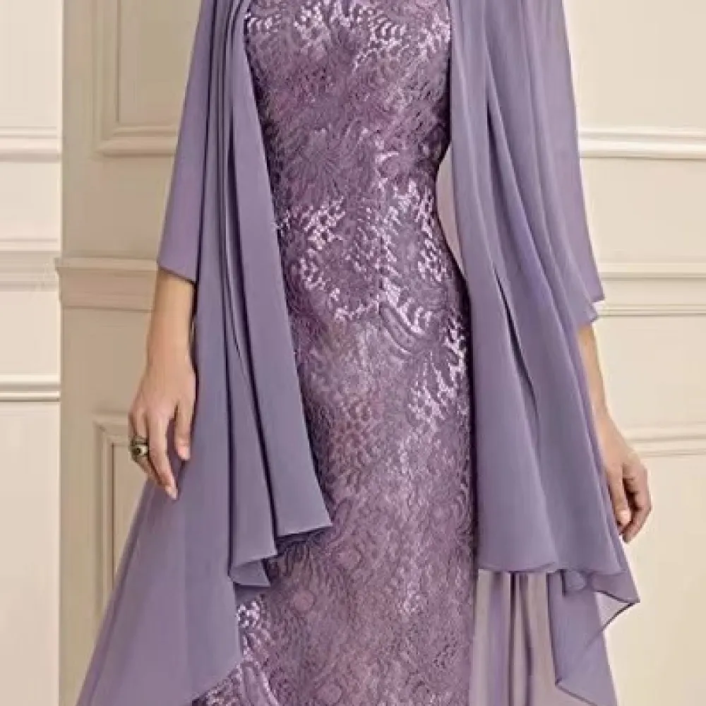 E abito da sera stazione con scialle banchetto abito da donna temperamento abito elegante da donna