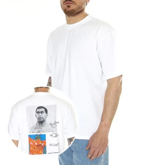 Edwin Everybody Ts White - Maglietta Girocollo Uomo Bianca    