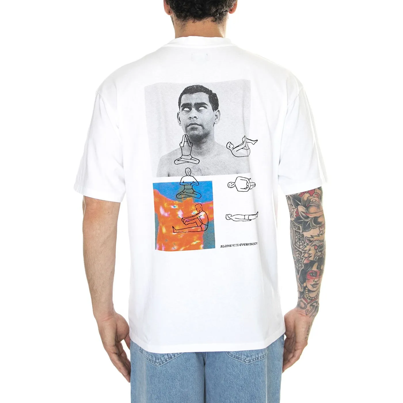 Edwin Everybody Ts White - Maglietta Girocollo Uomo Bianca    