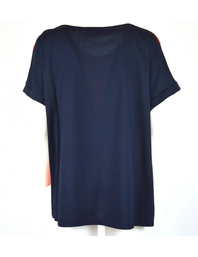 ELENA MIRO' t-shirt manica corta estiva rossa G460L