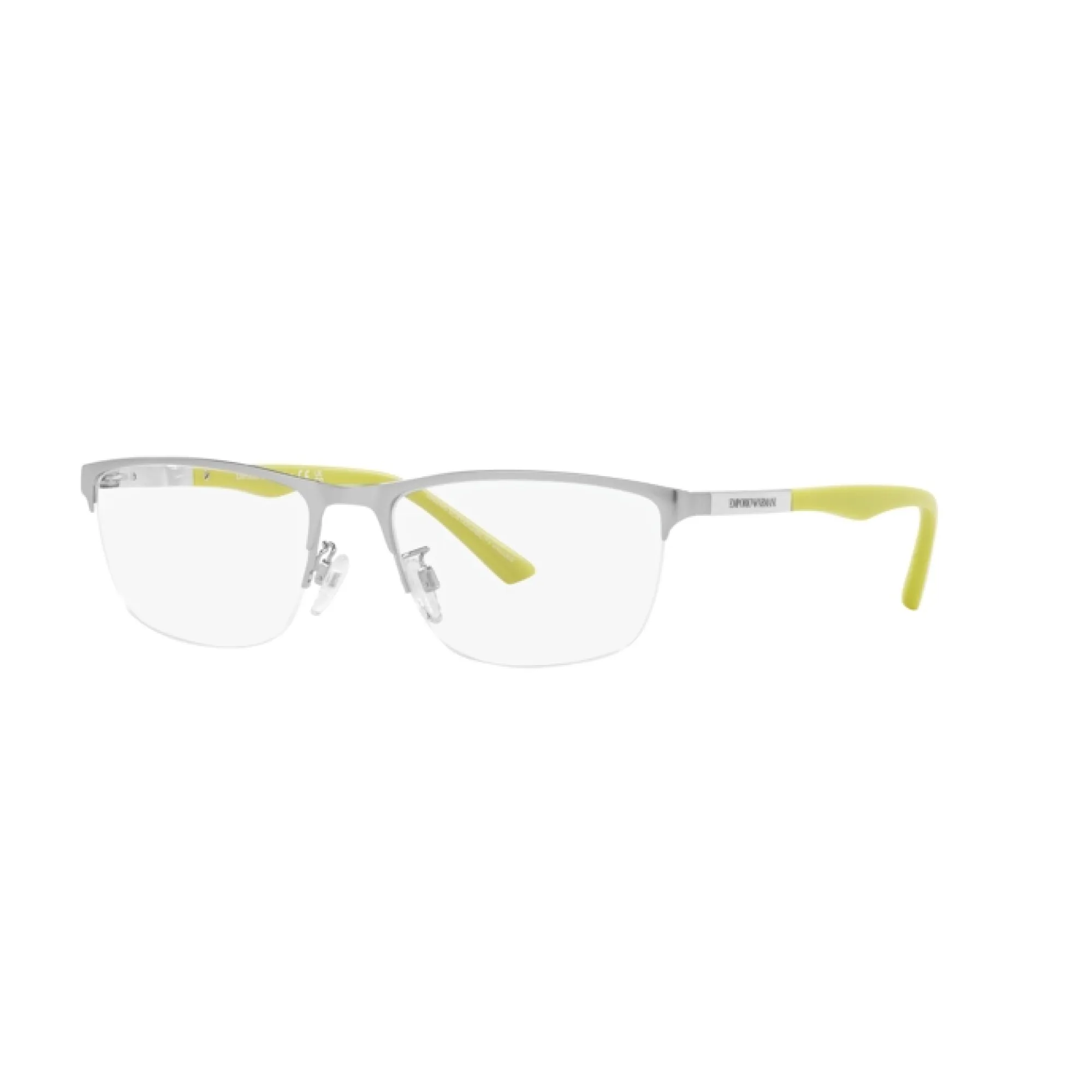   Emporio Armani EA 1142 - 3045 Argento Opaco | Occhiale Da Vista Uomo 