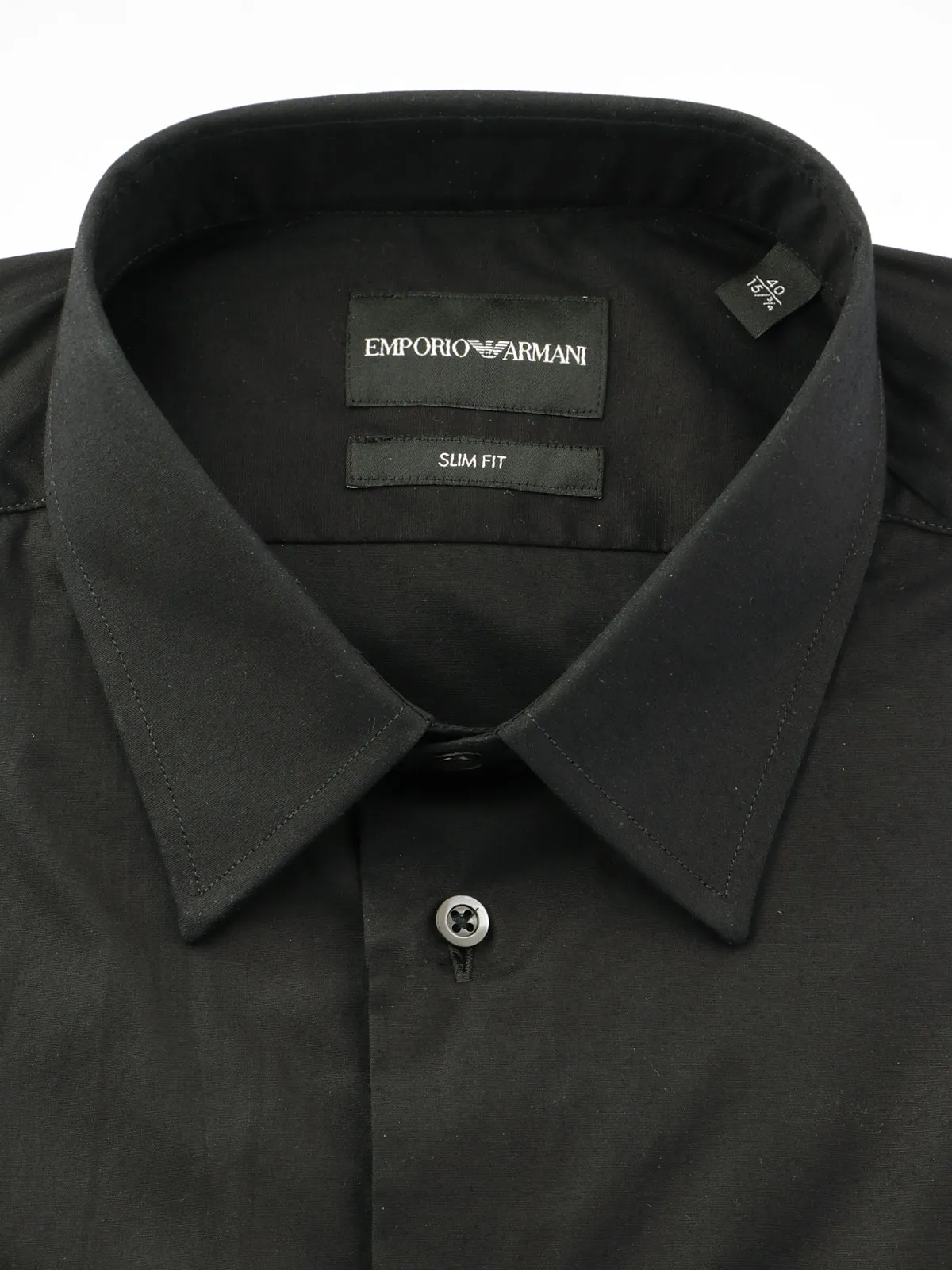 EMPORIO ARMANI ---------- Camicia Uomo Slim in Cotone Stretch ---------