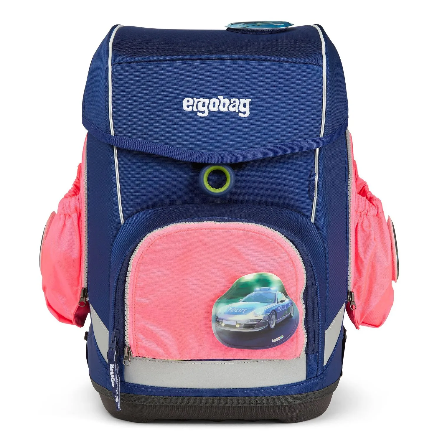 Ergobag Accessori Tasche laterali fluo Set di sicurezza 3 pezzi.