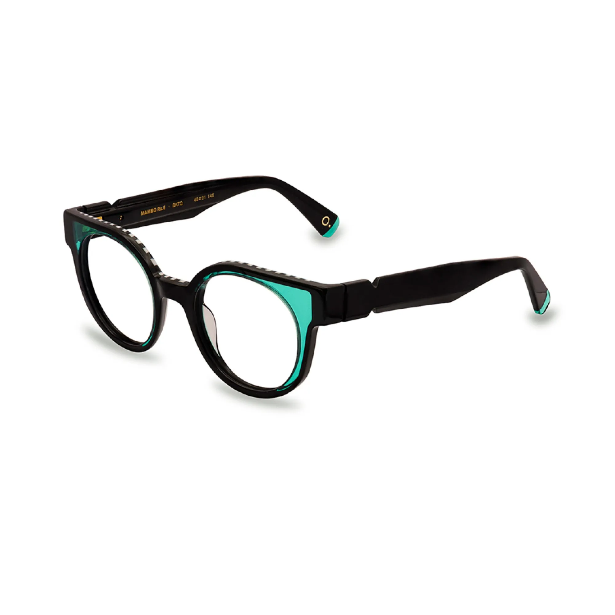   Etnia Barcelona MAMBO RX.5 - BKTQ Turchese Nero | Occhiale Da Vista Donna 