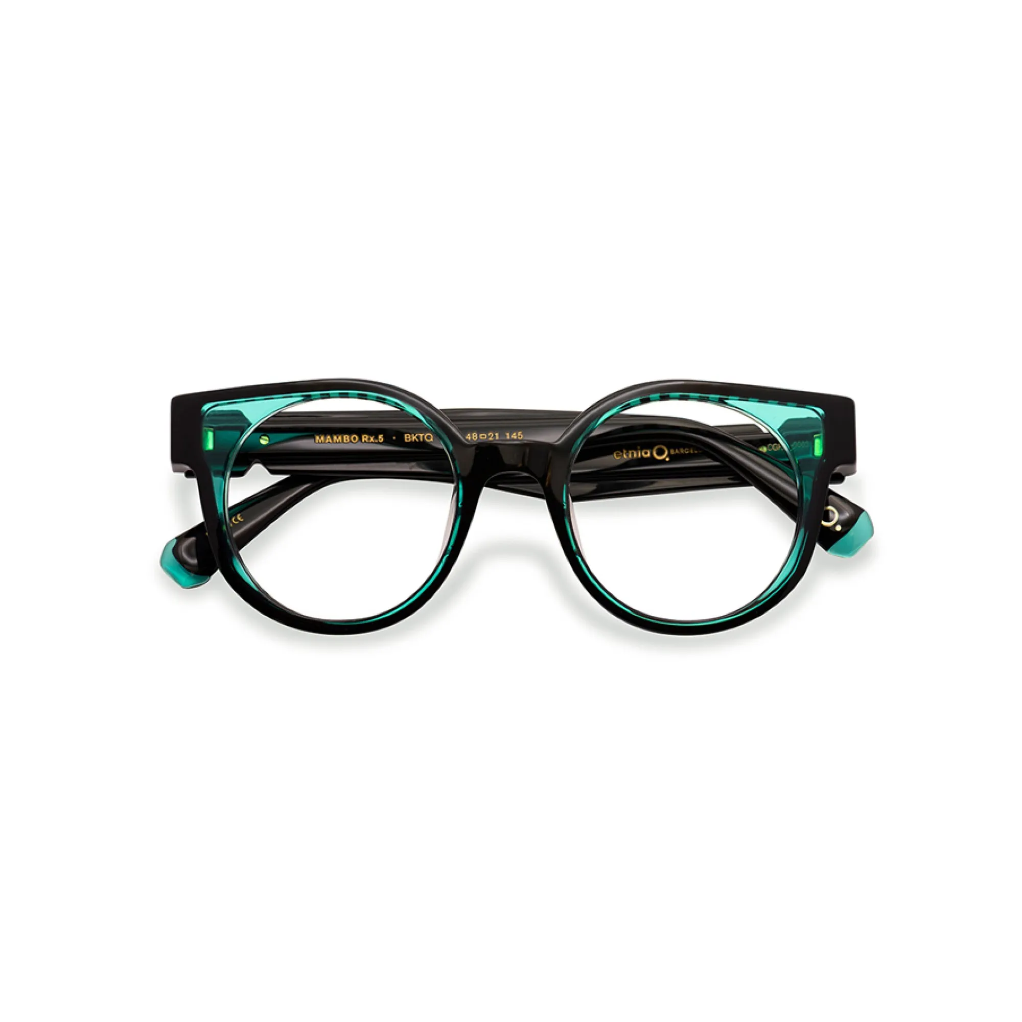   Etnia Barcelona MAMBO RX.5 - BKTQ Turchese Nero | Occhiale Da Vista Donna 