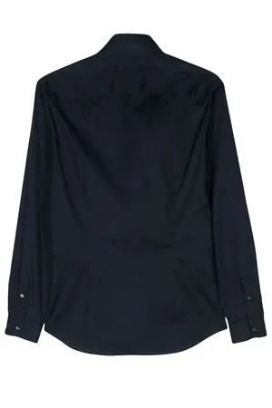 FAY Abbigliamento,Camicie Camicia in cotone stretch blu 
