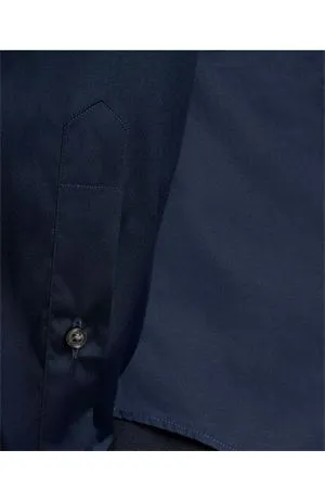 FAY Abbigliamento,Camicie Camicia in cotone stretch blu 