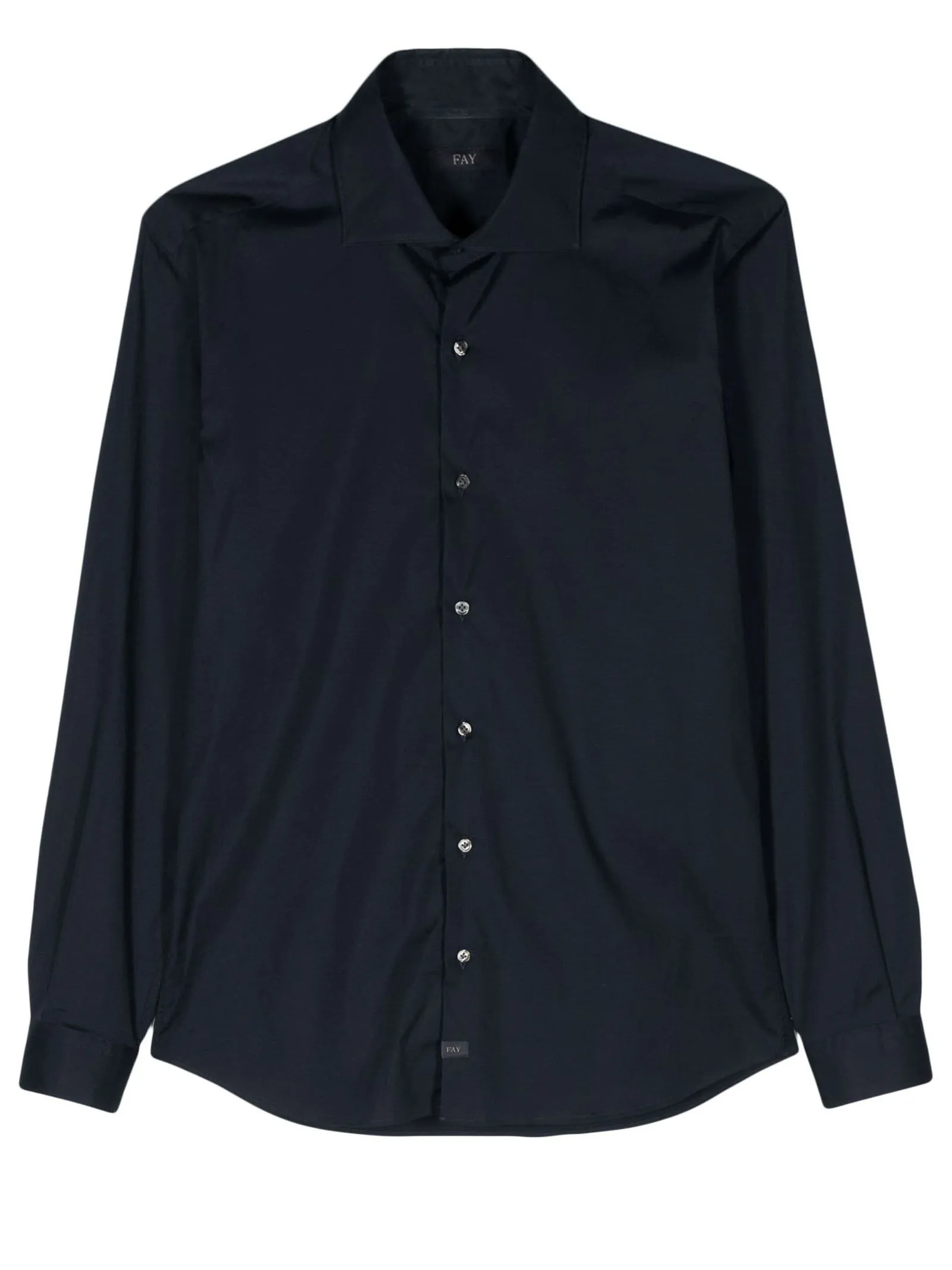 FAY Abbigliamento,Camicie Camicia in cotone stretch blu 