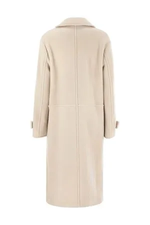 FAY Abbigliamento,Cappotti Cappotto in Lana e Cashmere Beige 