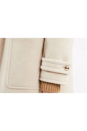 FAY Abbigliamento,Cappotti Cappotto in Lana e Cashmere Beige 