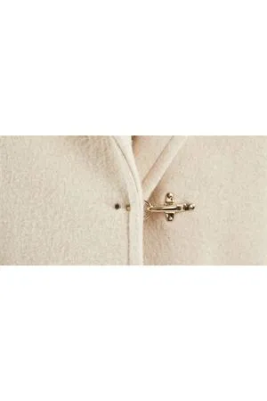 FAY Abbigliamento,Cappotti Cappotto in Lana e Cashmere Beige 