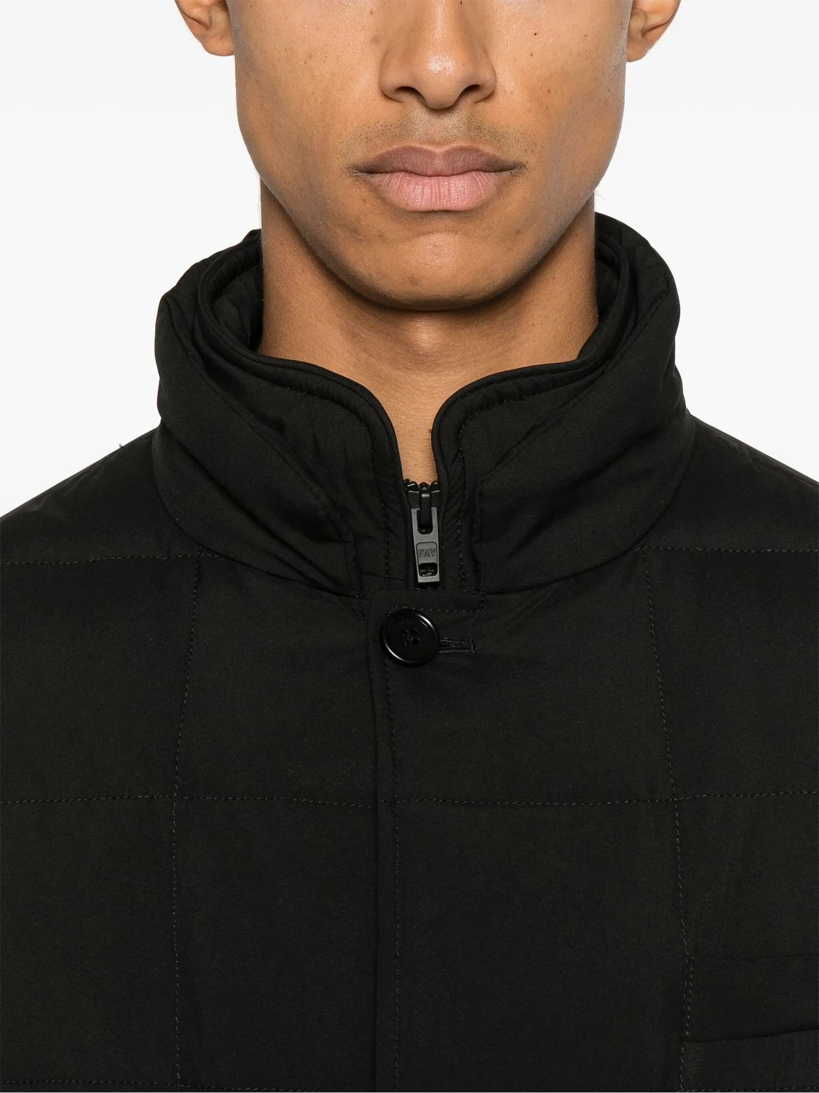 FAY Abbigliamento,Giacche Piumino Double Front nero 