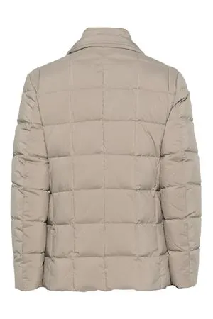 FAY Abbigliamento,Giacche Piumino trapuntato grigio talpa 