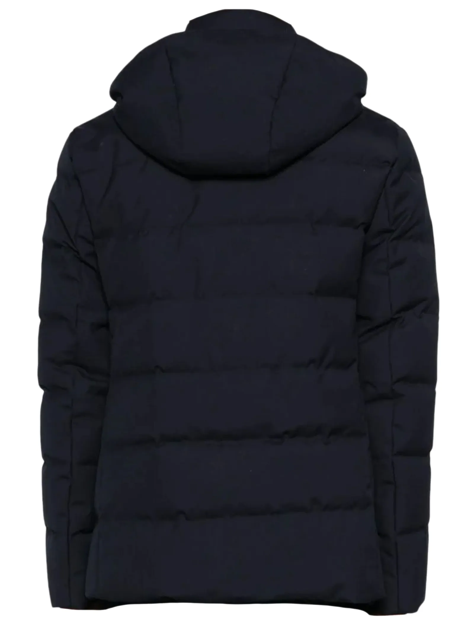 FAY Abbigliamento,Giubbotti Piumino con cappuccio blu notte 