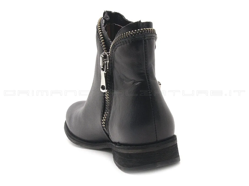 Felmini stivaletti con 2 zip