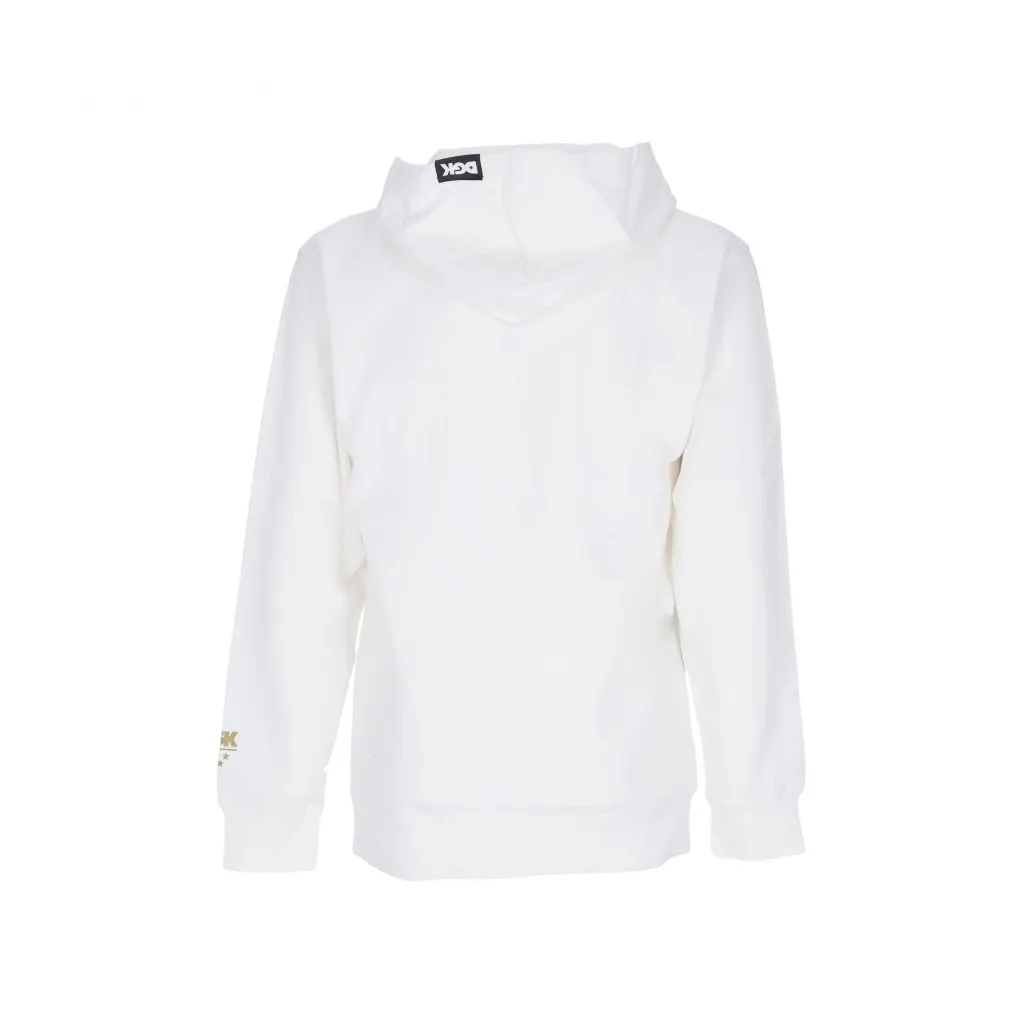 felpa cappuccio uomo working hooded fleece WHITE