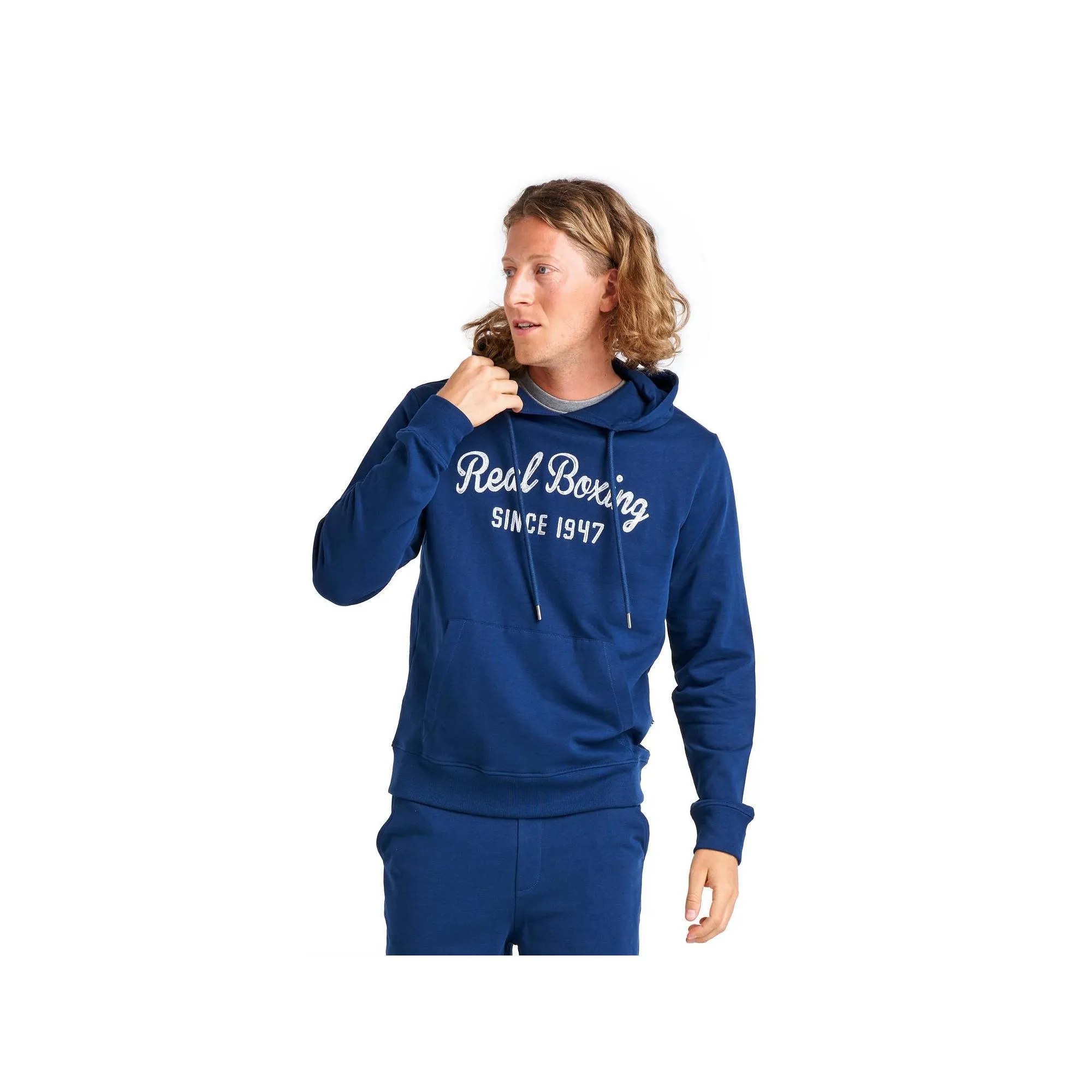 Felpa con cappuccio da uomo Real Boxing