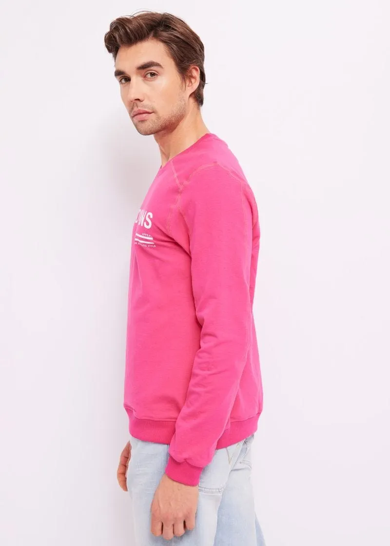 Felpa stretch con logo