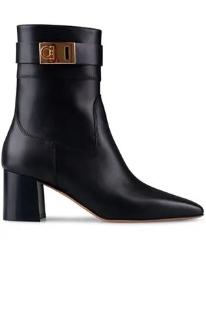 FERRAGAMO Calzature,Stivaletti Stivali Rol in pelle di vitello nero 