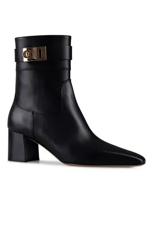 FERRAGAMO Calzature,Stivaletti Stivali Rol in pelle di vitello nero 