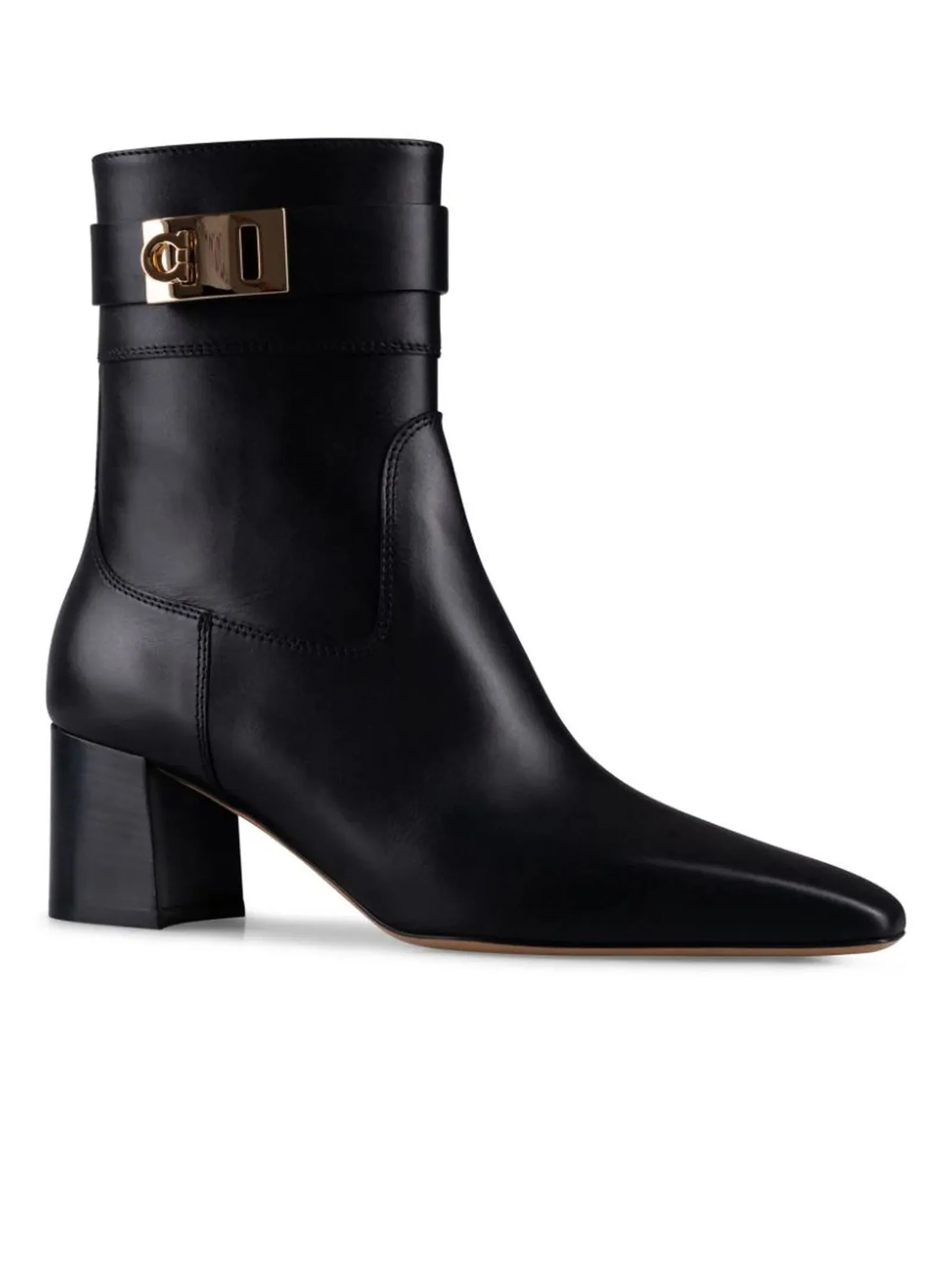 FERRAGAMO Calzature,Stivaletti Stivali Rol in pelle di vitello nero 