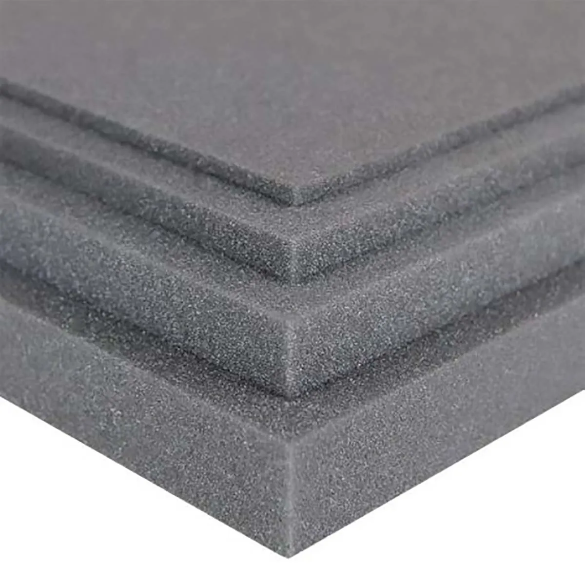 Foglio di gomma RS PRO in PUR, 950mm x 950mm x 6mm, col. Grigio, Densità 30kg/m³