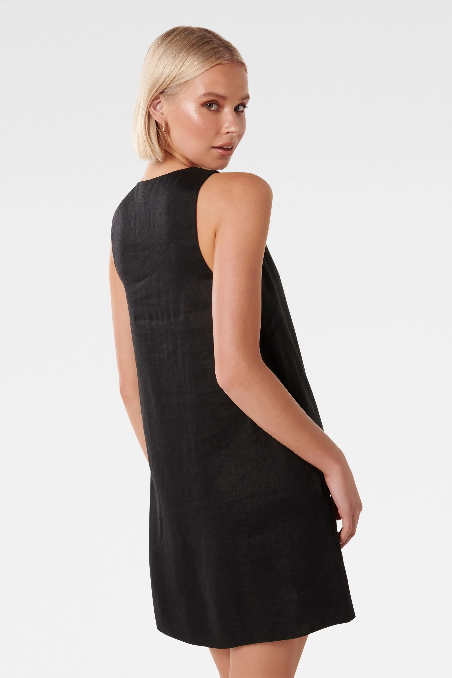 Forever New - Tottie - Abito mini svasato in lino
