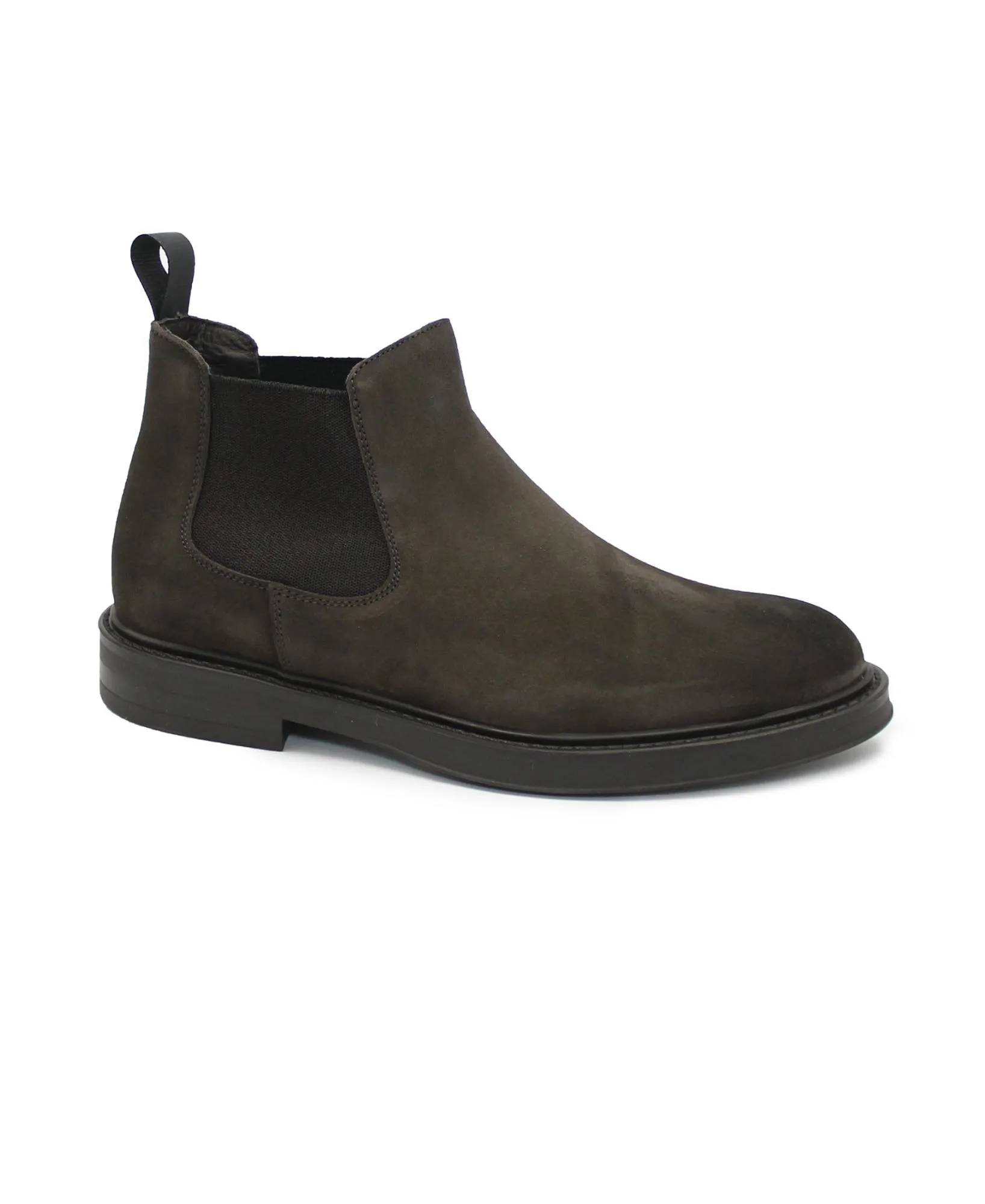 FRAU 72C7 Pepe marrone scarpe uomo stivaletti beatles camoscio