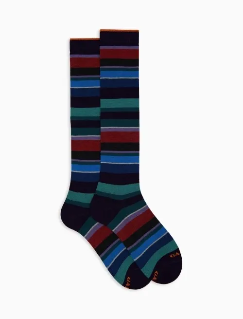 GALLO CALZA LUNGA RIGHE MULTICOLOR 103413 