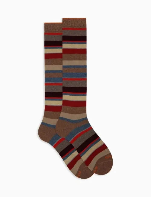 GALLO CALZA LUNGA RIGHE MULTICOLOR 103413 