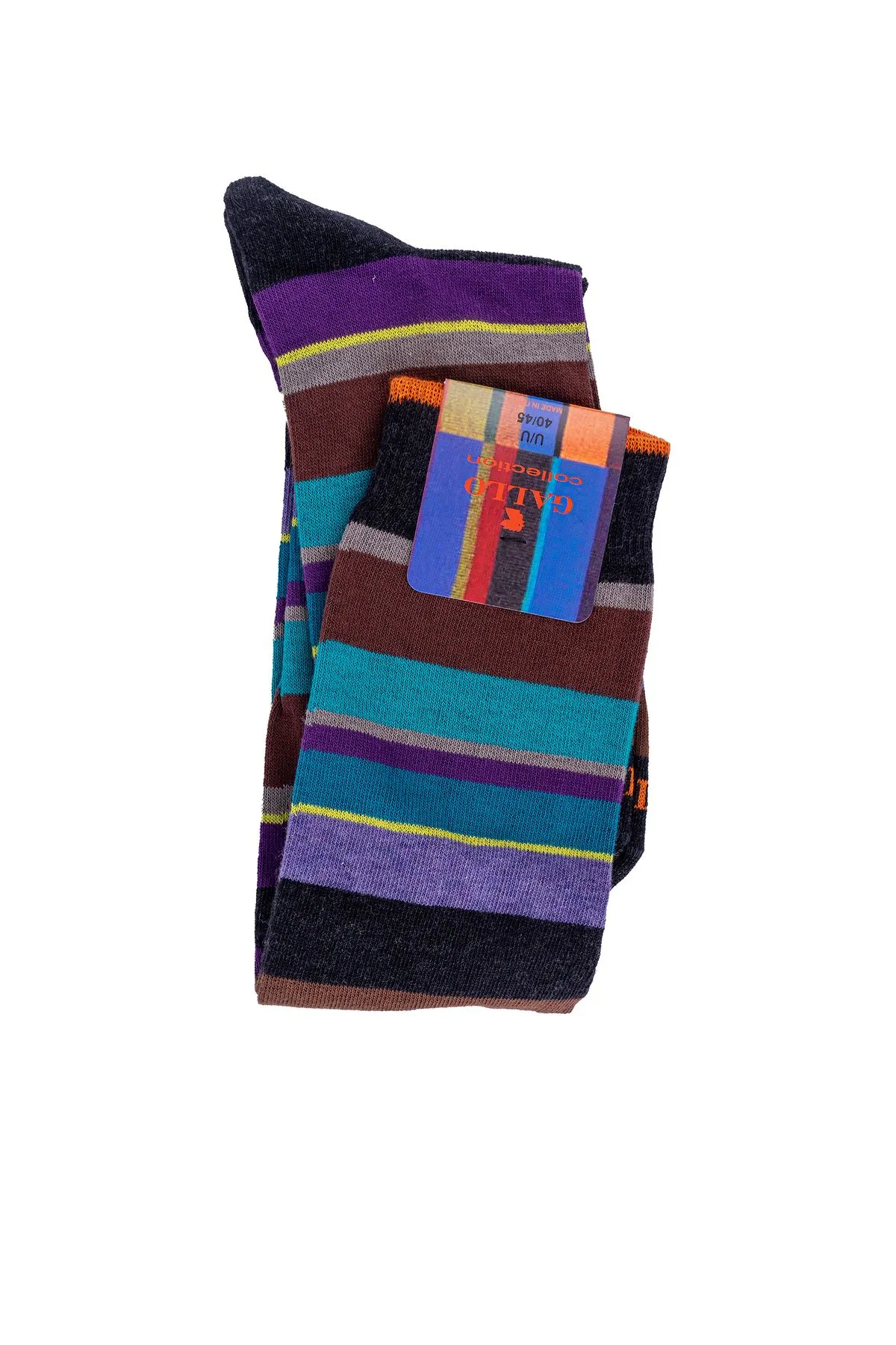 GALLO CALZA LUNGA RIGHE MULTICOLOR 103413 