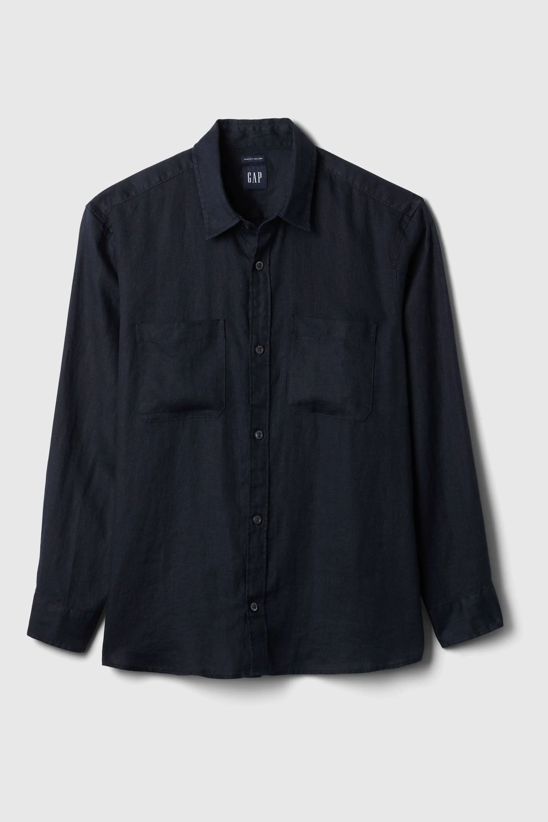 Gap - Camicia in Blend Manica lunga lino    