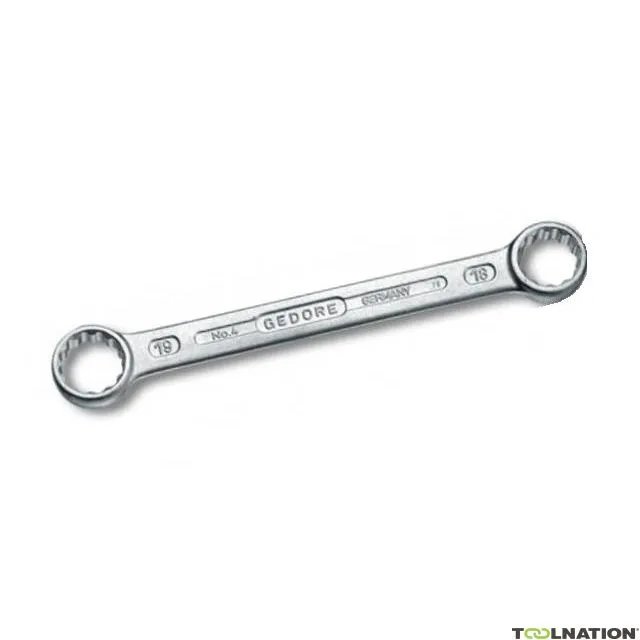 Gedore 6054840 4 18x19 Chiave ad anello piatta Profilo UD 18x19 mm