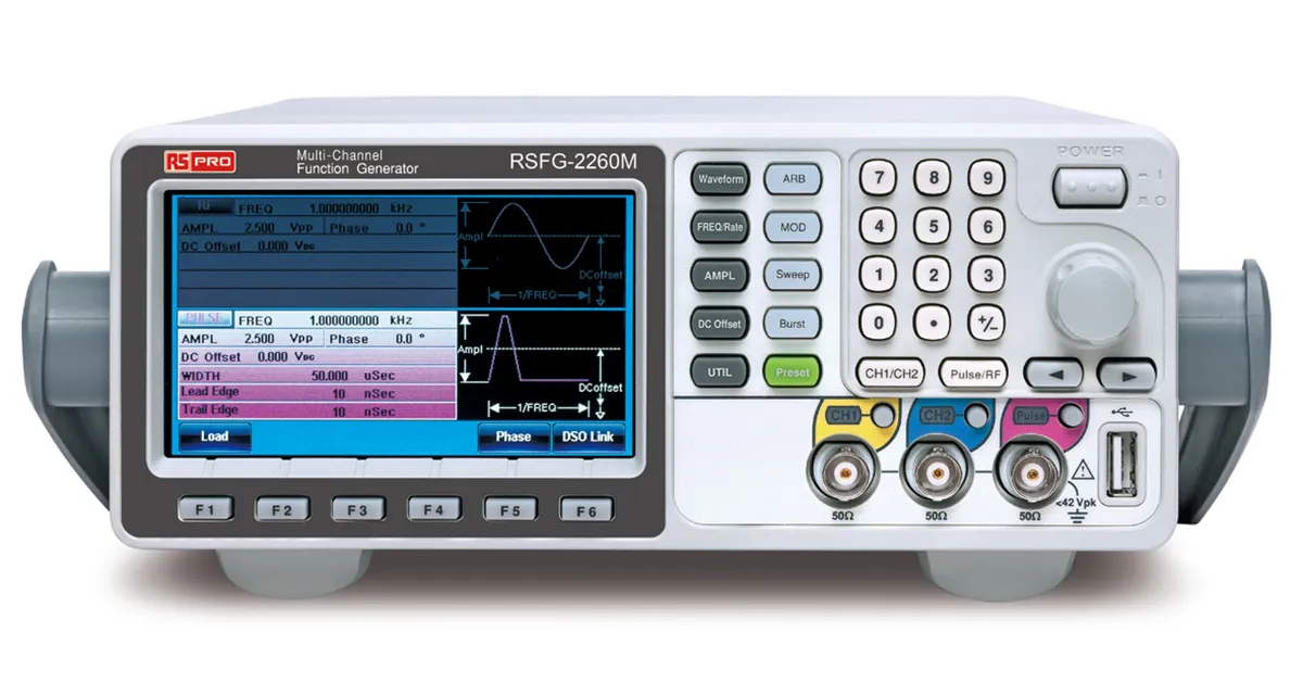 Generatore di funzioni RS PRO, 25MHz max., mod. FM