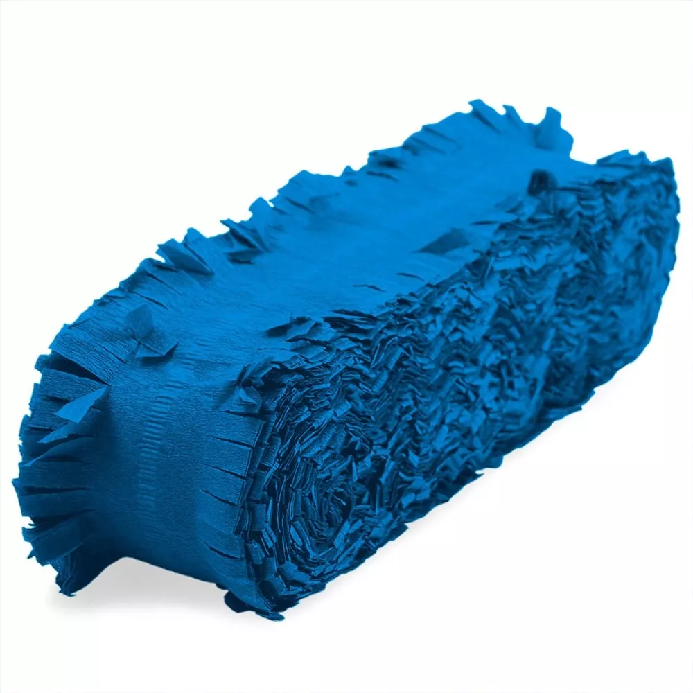 Ghirlanda con frangia blu 24m