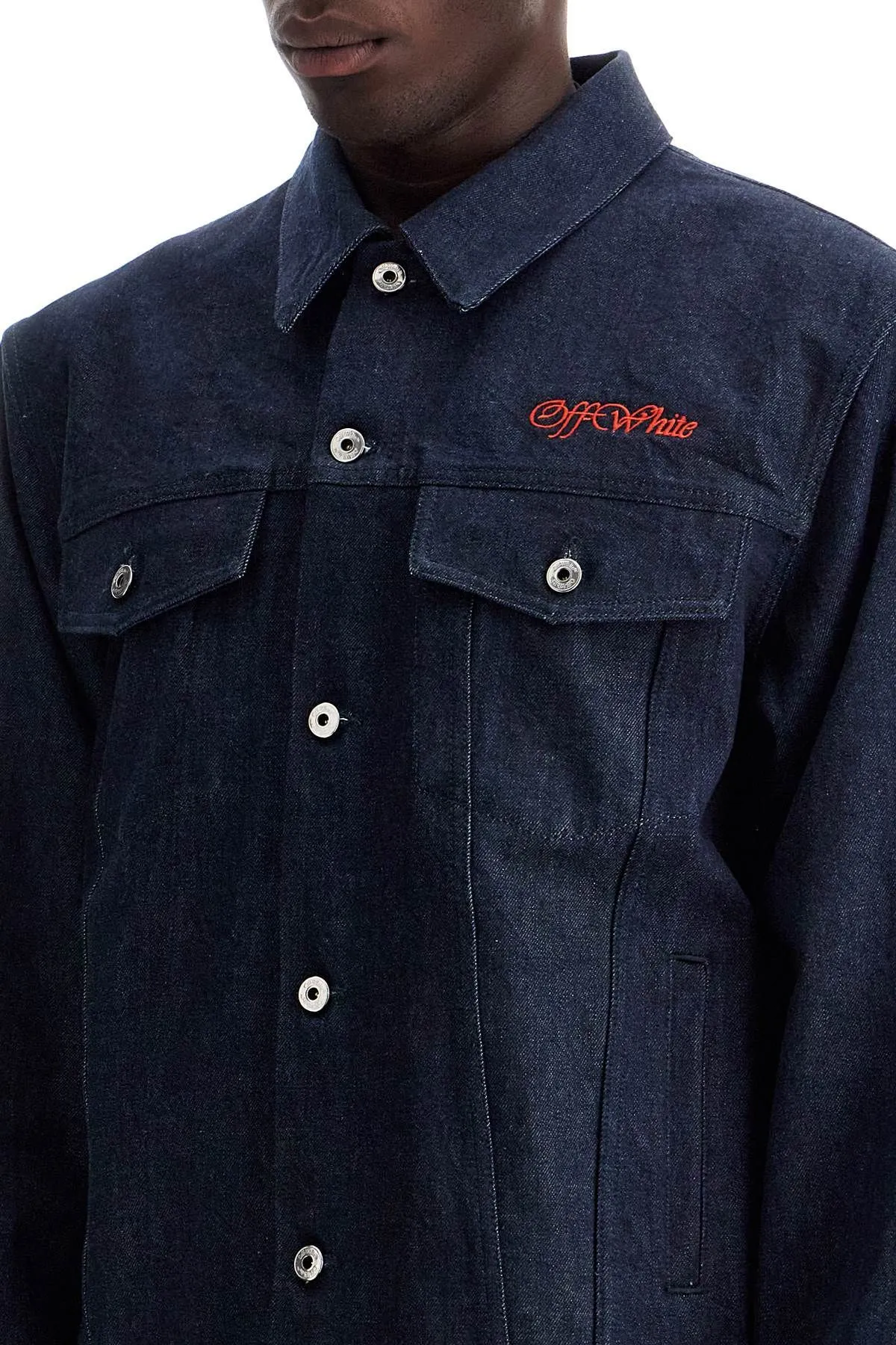 Giacca a camicia in denim