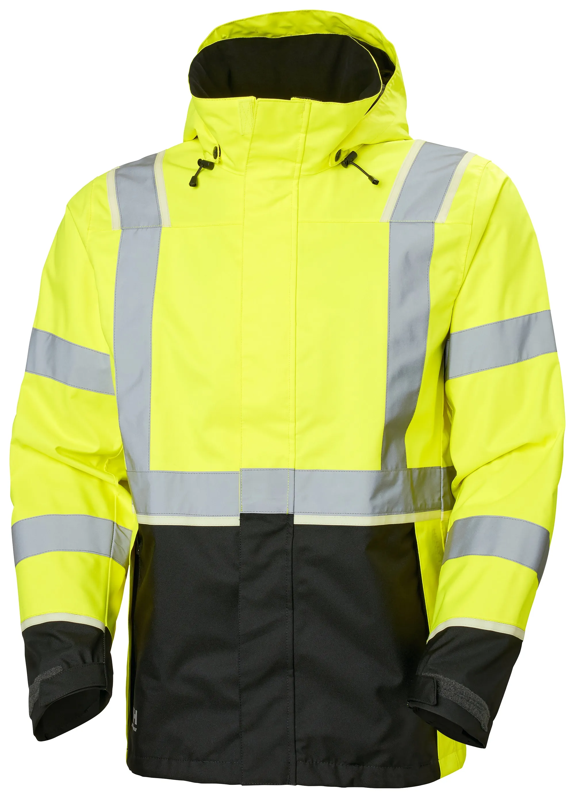 Giacca ad alta visibilità Nero/Verde/Bianco/Giallo Helly Hansen, L unisex, Traspirante, impermeabile