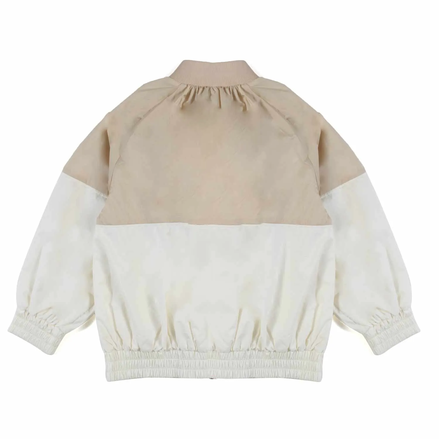 Giacca Aine Beige E Bianco Caldo Bambina E Teen