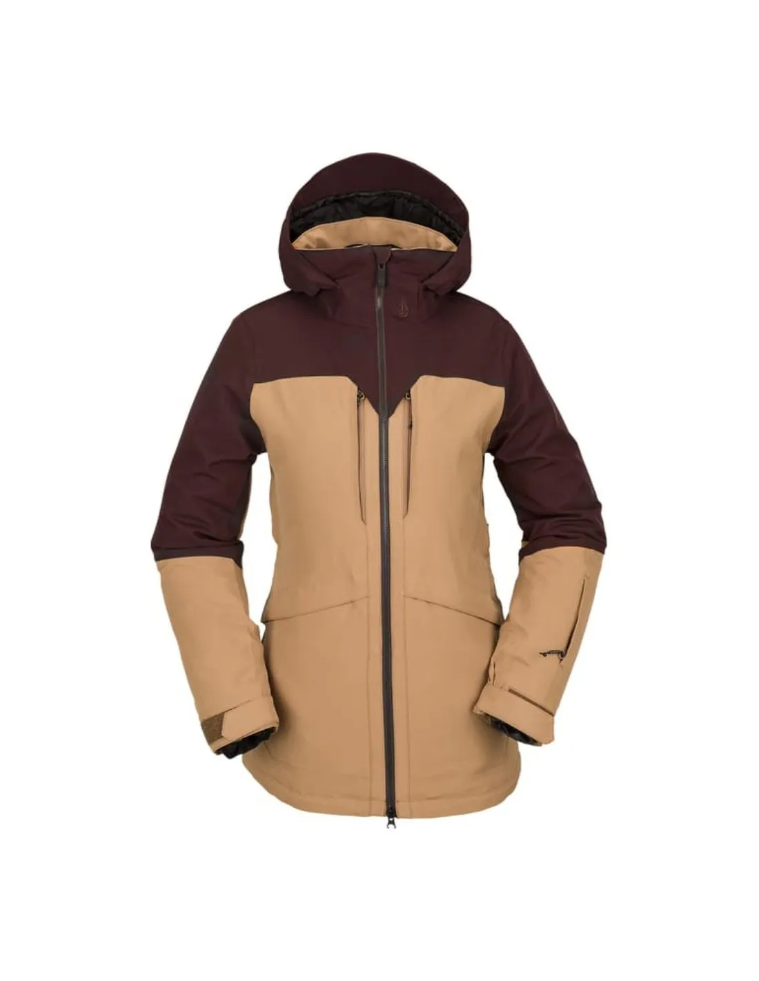 Giacca da sci Volcom W Shelter 3D Stretch Jkt Caramello