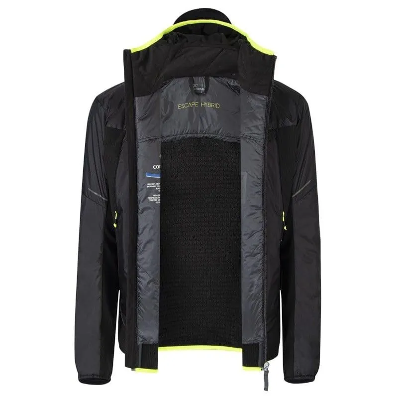 Giacca multiuso da uomo MONTURA Escape Hybrid Jacket (nero/giallo fluorescente)