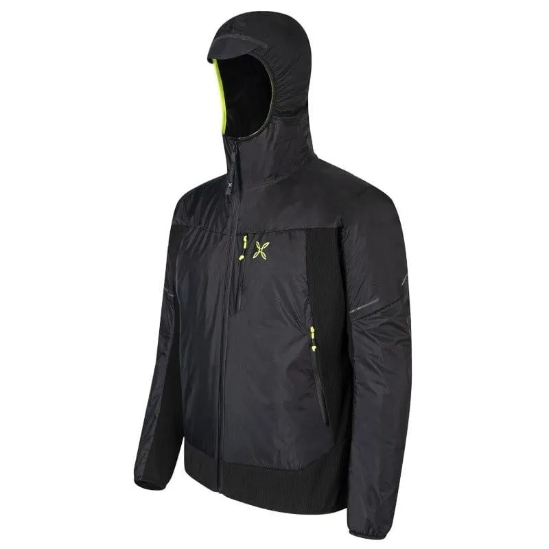 Giacca multiuso da uomo MONTURA Escape Hybrid Jacket (nero/giallo fluorescente)