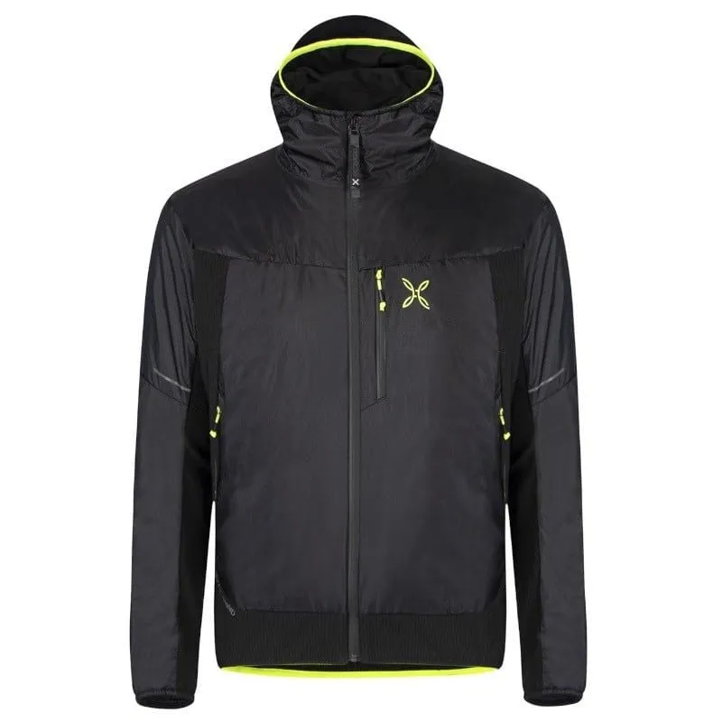 Giacca multiuso da uomo MONTURA Escape Hybrid Jacket (nero/giallo fluorescente)