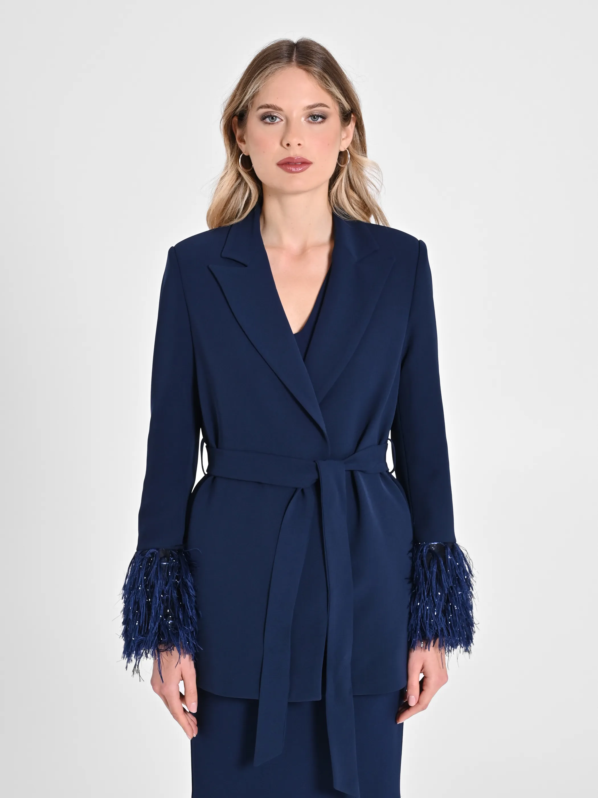      Giacca Piume Lurex     