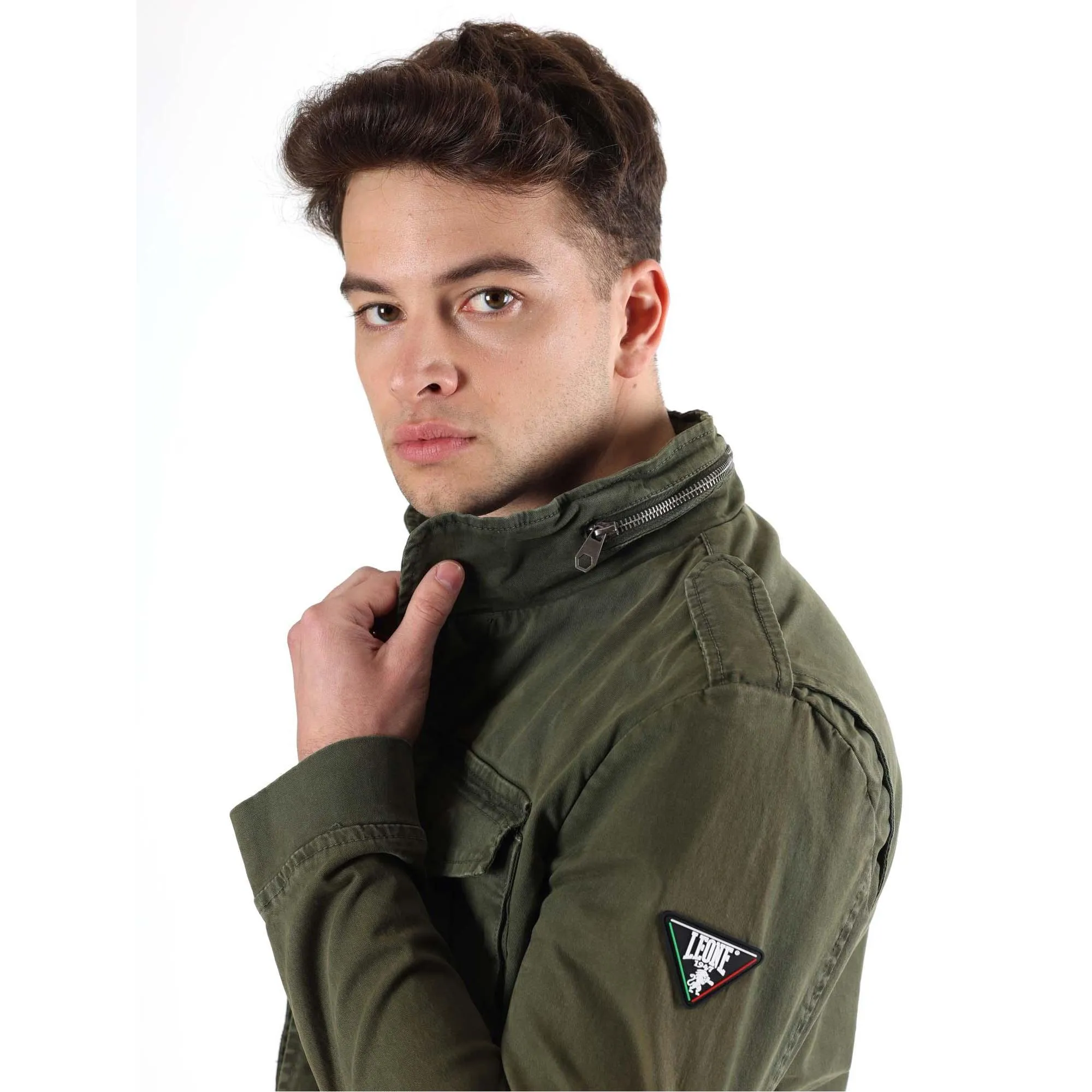Giacca taglio militare da uomo Leone Timeless